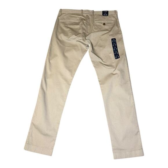 NEW J. Crew Men’s Size 33X32 Khaki Slim-fit flex chino pant NWT - Picture 3 of 8